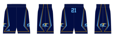 Space Coast Thunder Custom Revolution Pocket Shorts #RV1