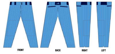 Space Coast Thunder Custom Long Relaxed Baseball Pant #BP1