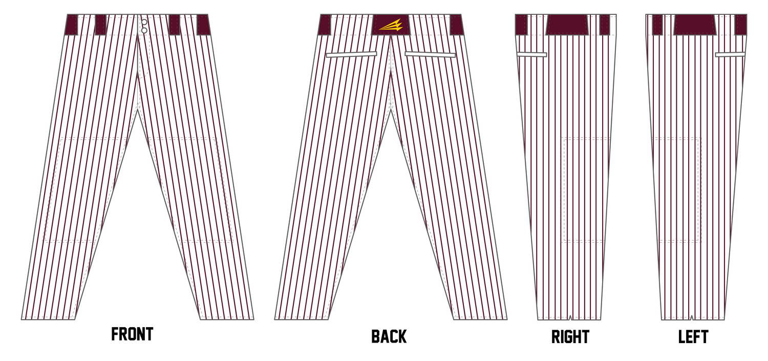 Ankeny JagHawks Custom Long Relaxed Baseball Pant #BP4