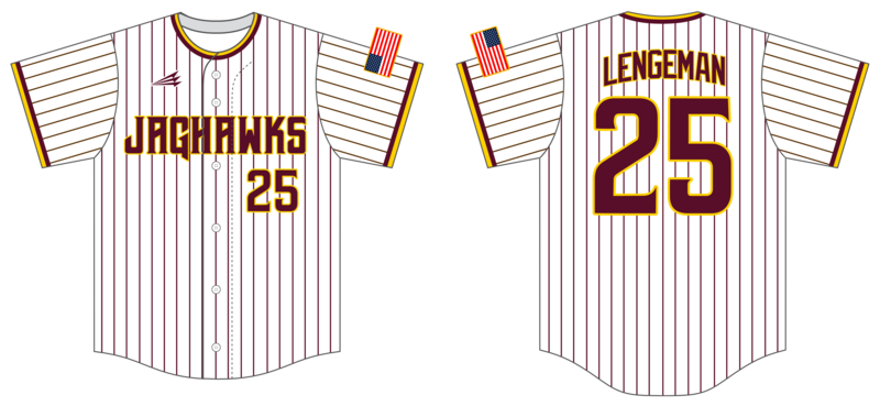 Ankeny JagHawks Custom HexaFlex Baseball Jersey #J4A