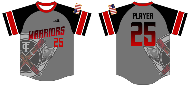 TC Warriors Custom HexaFlex Baseball Jersey #J4B
