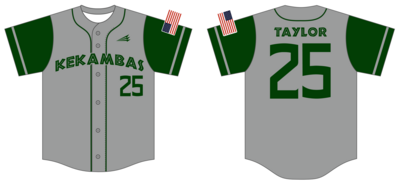 Kekambas (Taylor) Custom NanoDri Baseball Jersey #J3