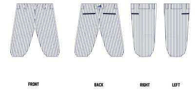 NY Tigers Custom Knicker Baseball Pant #BP4C