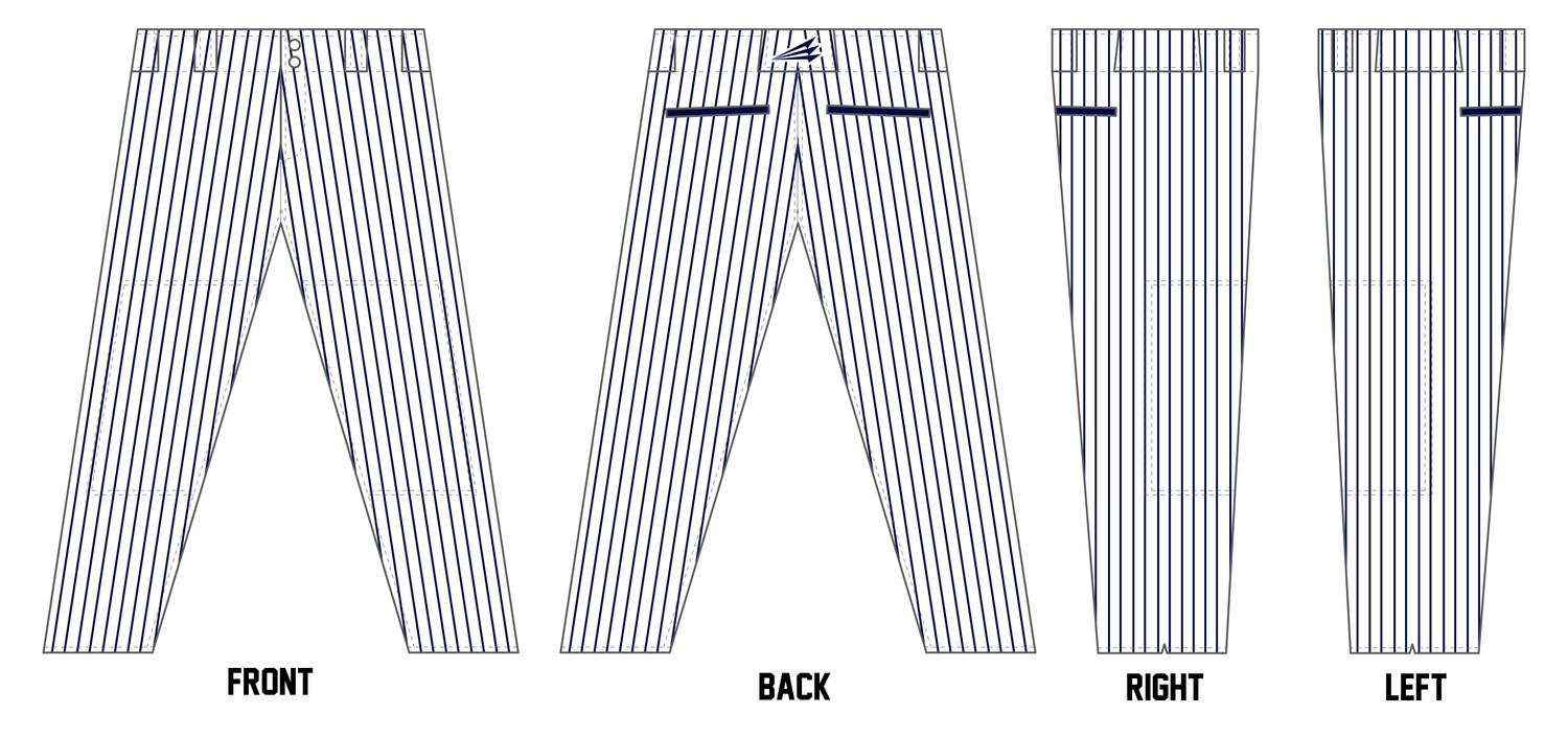 NY Tigers Custom Athletic Baseball Pant #BP4D