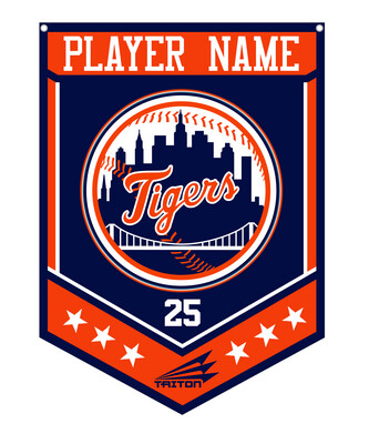 NY Tigers Custom Banner #CB1