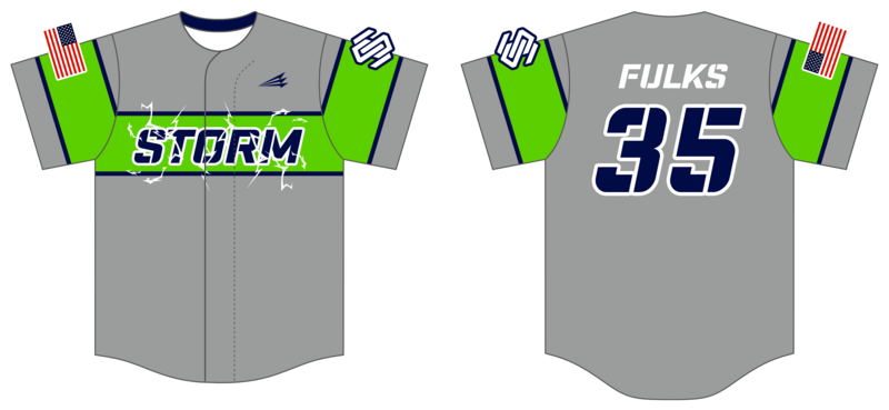 Storm Custom HexaFlex Baseball Jersey #J1F