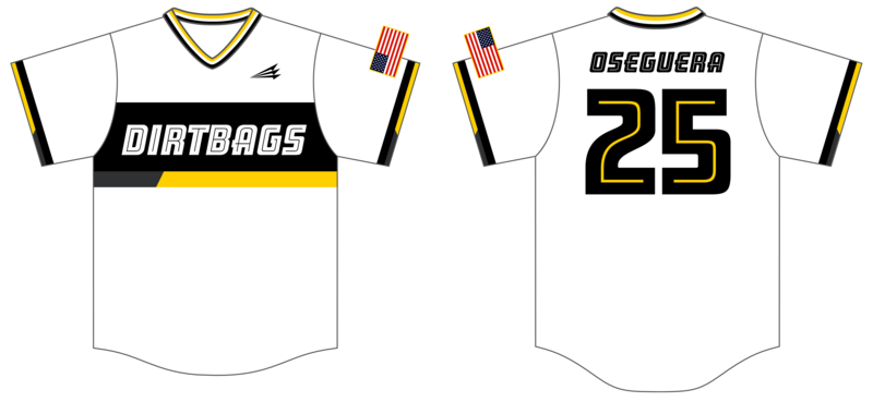 Dirtbags Custom NanoDri Baseball Jersey #J1
