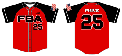 FBA Custom HexaFlex Baseball Jersey #J1