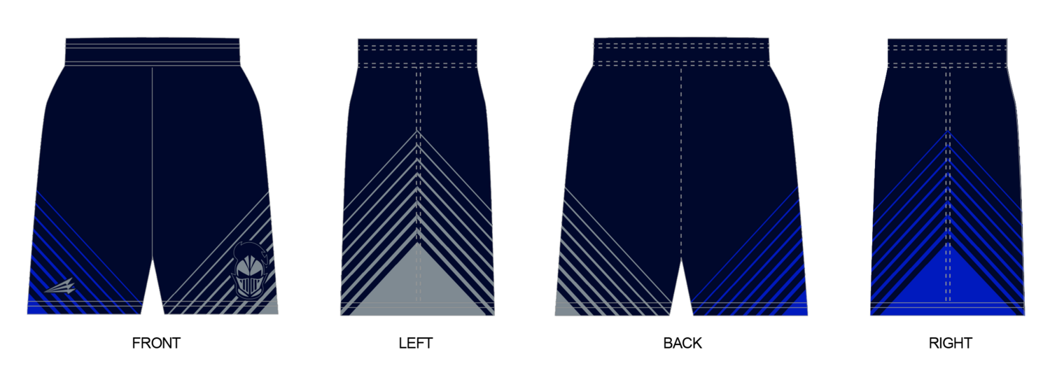 North Torrance Knights Custom Revolution Pocket Shorts #RV2