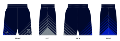 North Torrance Knights Custom Revolution Pocket Shorts #RV2