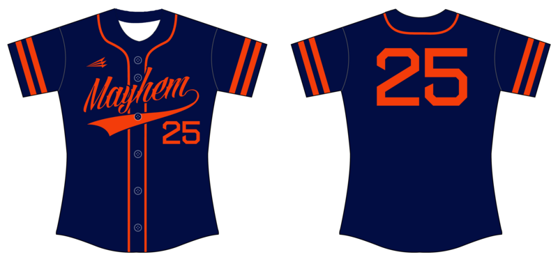 Mayhem (Kennel) Custom HexaFlex Softball Jersey #J3