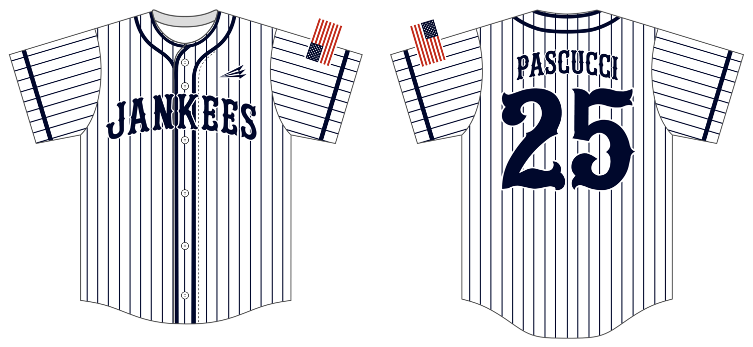Jankees Custom HexaFlex Baseball Jersey #J1