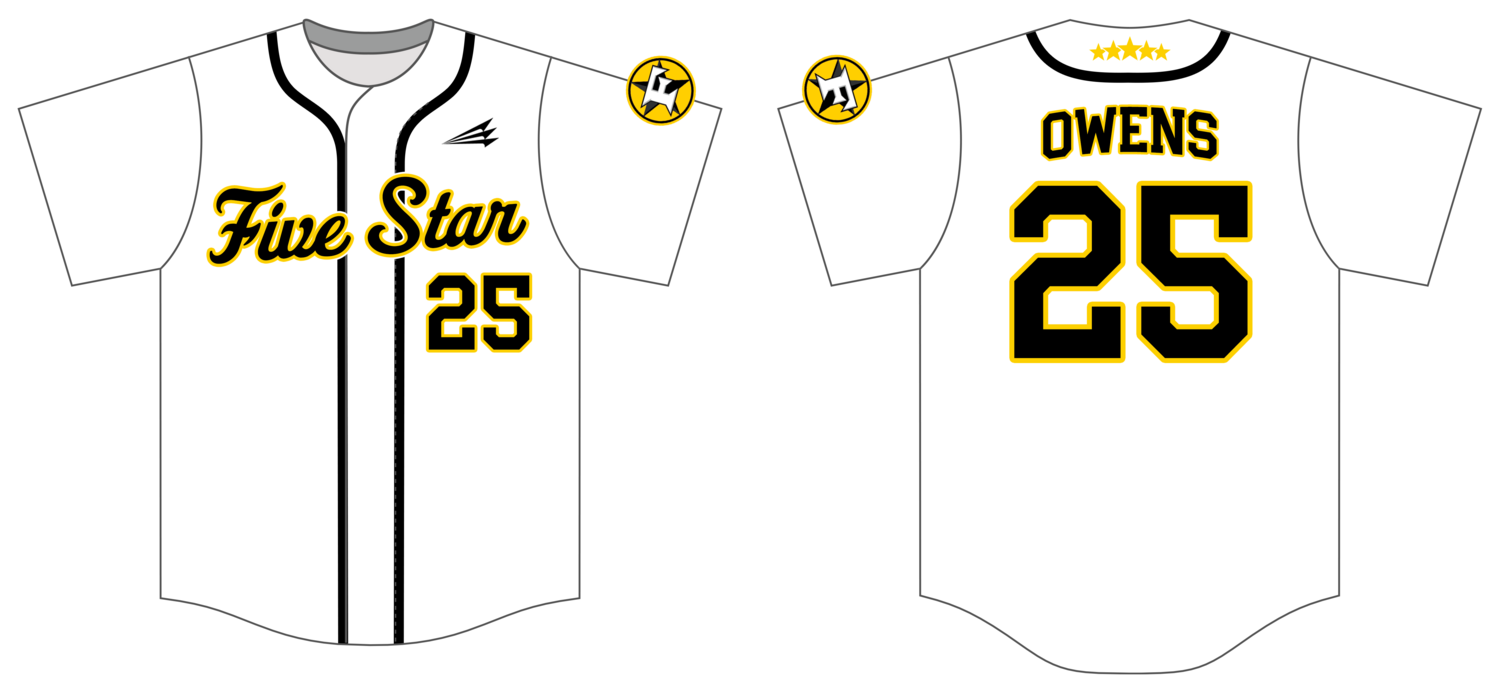 Five Star Mafia 334 Custom Nanodri Baseball Jersey J13B