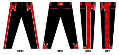Bedlam Baseball Stacheman Elite Custom Long Baseball Pants #BP4