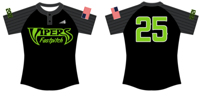VA Vipers Custom HexaFlex Softball Jersey #J4b