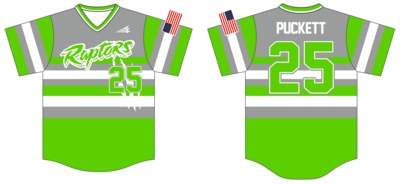 Richland County Raptors Custom HexaFlex Baseball Jersey #J1B