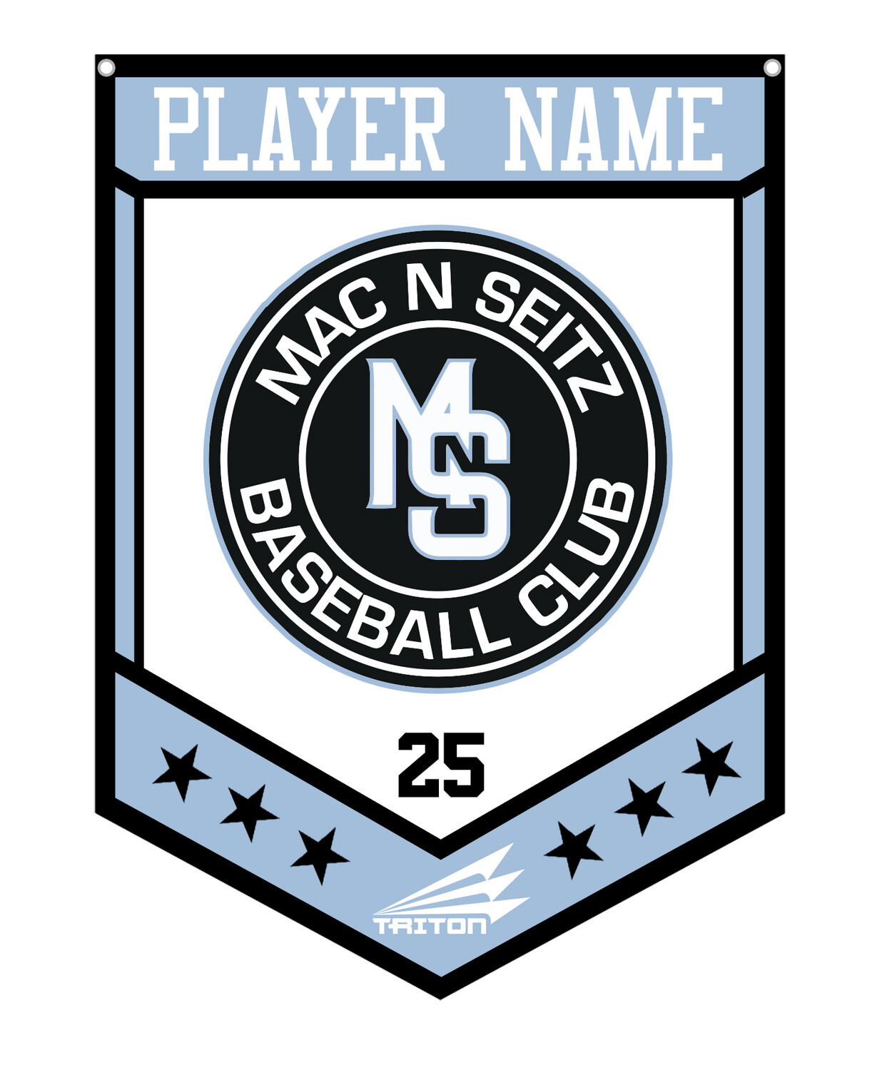 Mac N Seitz Baseball Custom Banner #CB1