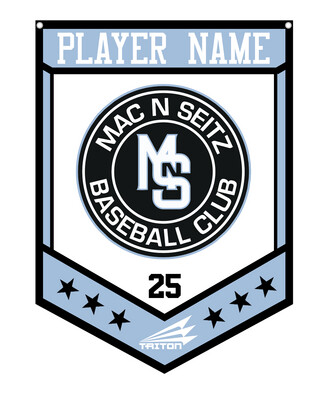 Mac N Seitz Baseball Custom Banner #CB1