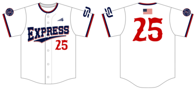 San Jose Express Custom HexaFlex Baseball Jersey #J10