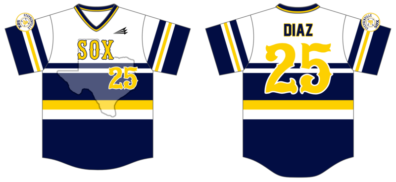 Stephenville Sox Custom HexaFlex Baseball Jersey #J2C