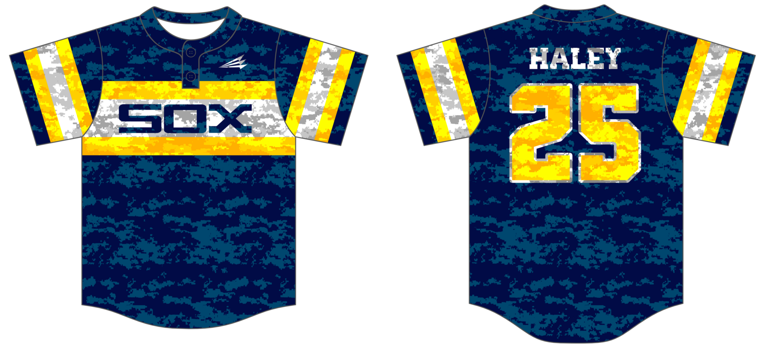 Stephenville Sox Custom HexaFlex Baseball Jersey #J4B