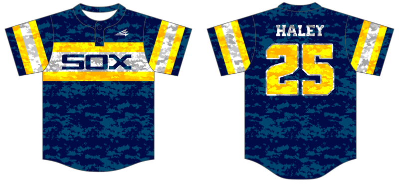 Stephenville Sox Custom HexaFlex Baseball Jersey #J4B