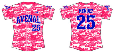 Avenal Custom NanoDri Softball Jersey #J3