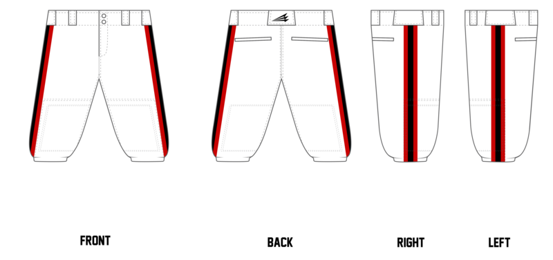 South Alabama Rattlers Custom Knicker Baseball Pant #BP1