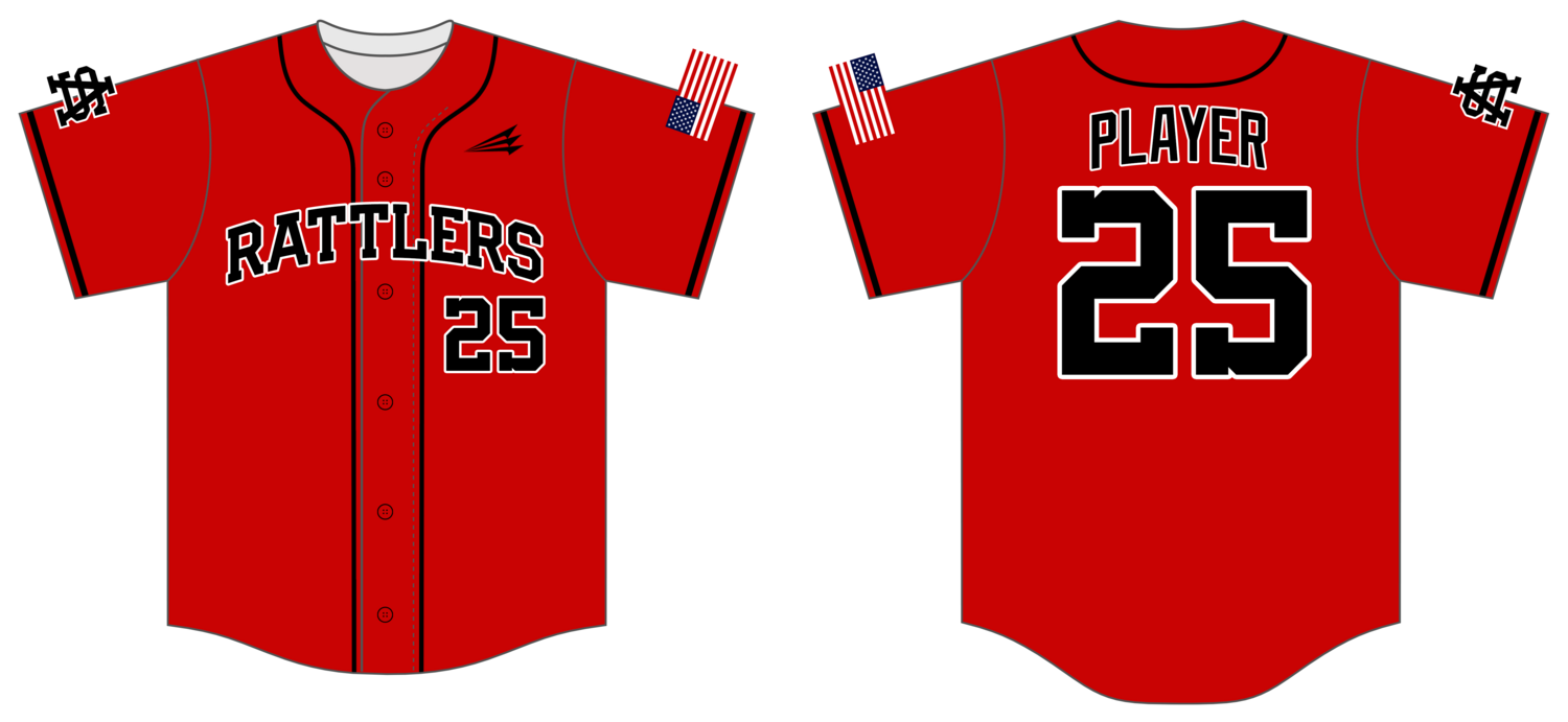South Alabama Rattlers Custom NanoDri Baseball Jersey #J4