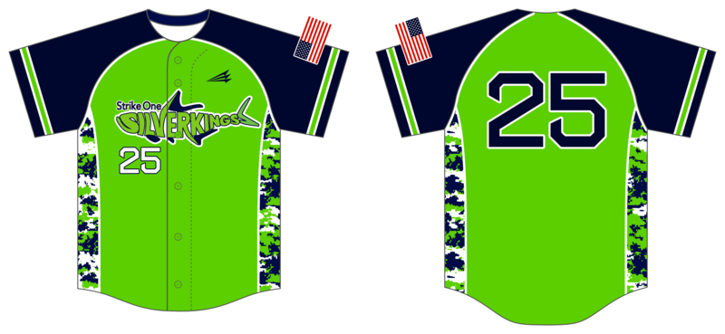 Silverkings Custom HexaFlex Baseball Jersey #J1