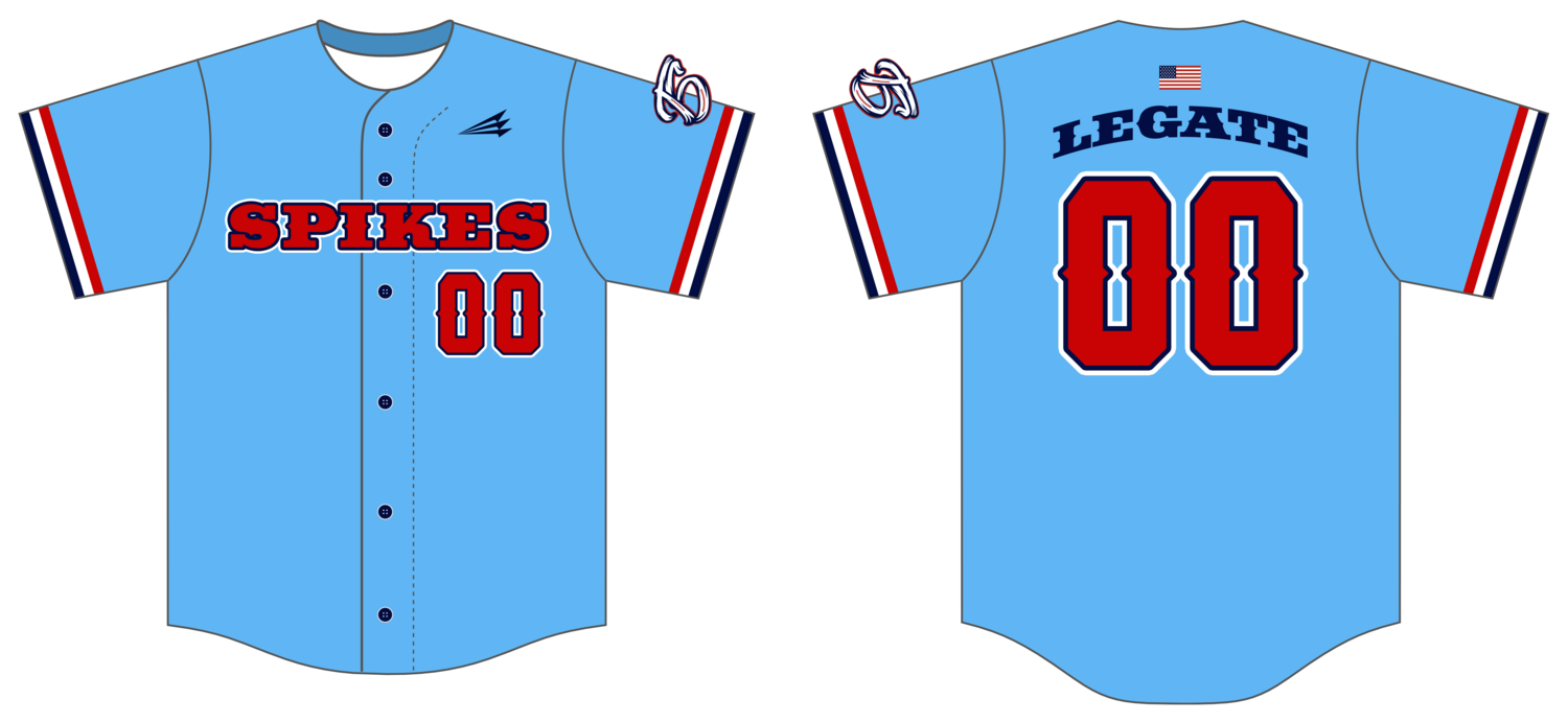 Tennessee Spikes Custom Nanodri Baseball Jersey #J1C