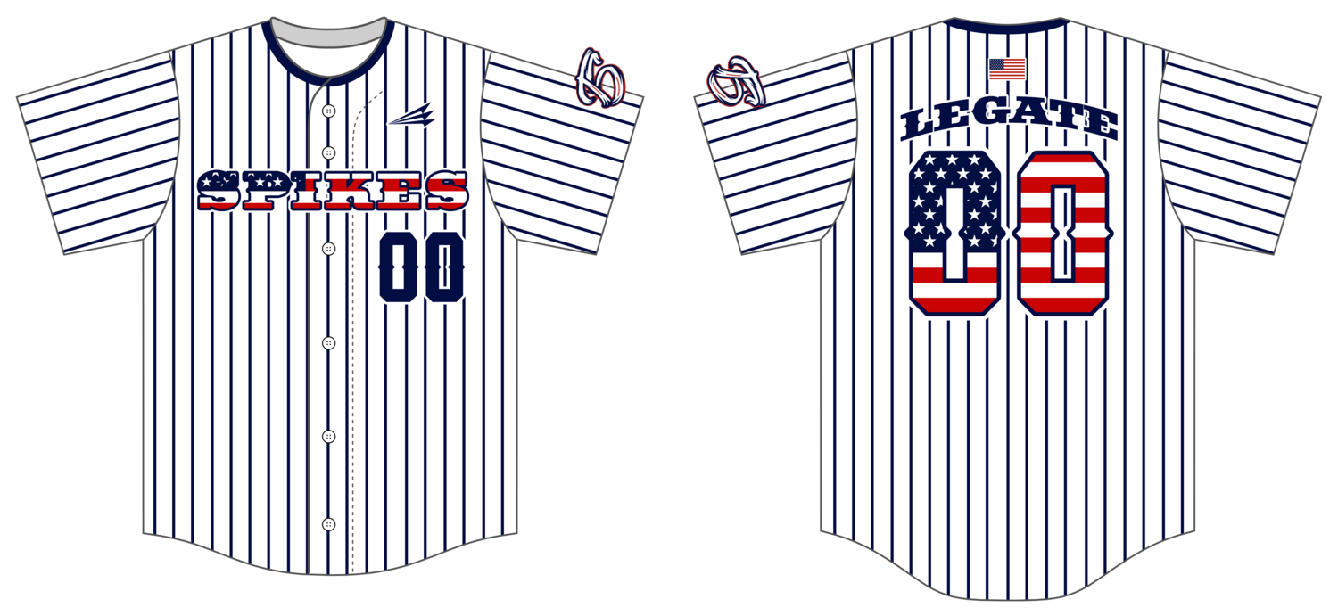 Tennessee Spikes Custom Nanodri Baseball Jersey #J3C