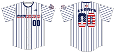 Tennessee Spikes Custom Nanodri Baseball Jersey #J3C
