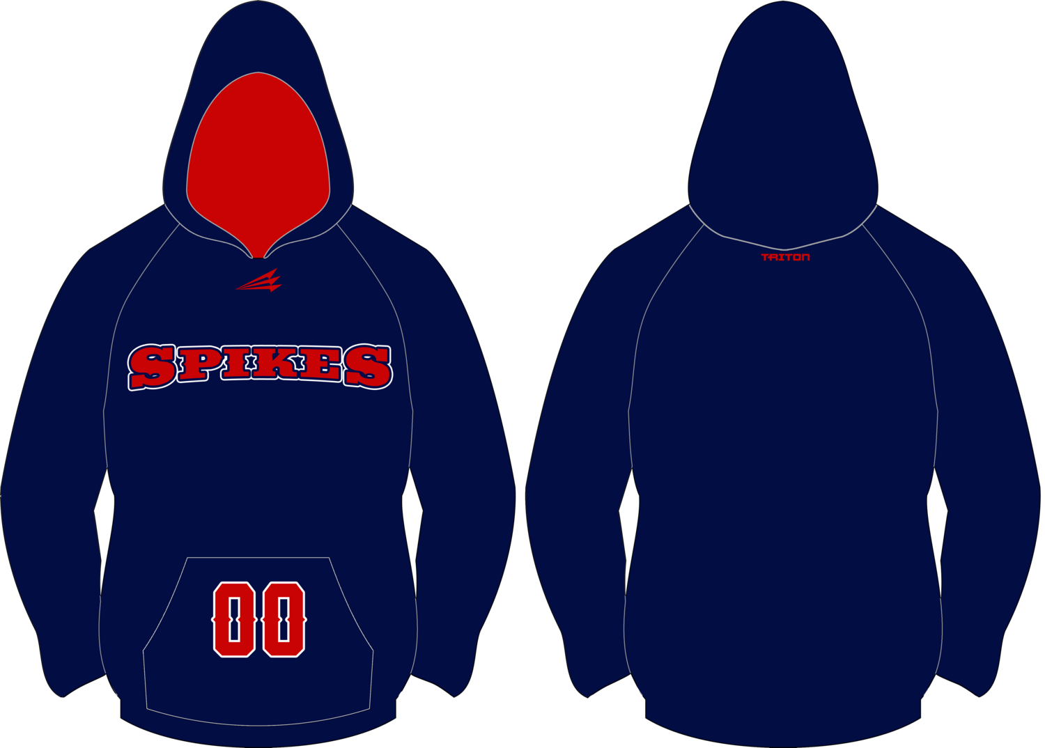 Tennessee Spikes Custom Vulcan Hoodie #VH3A