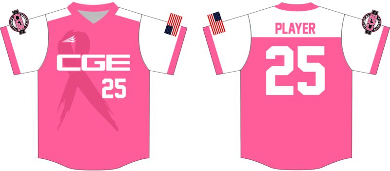 CGE Baseball Custom NanoDri Baseball Jersey #J1