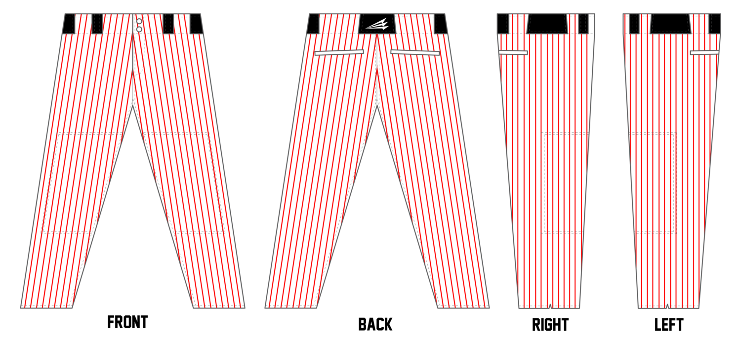 Team Diesel Custom Long Relaxed Baseball Pant #BP1