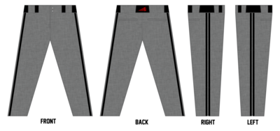 Team Diesel Custom Long Relaxed Baseball Pant #BP3