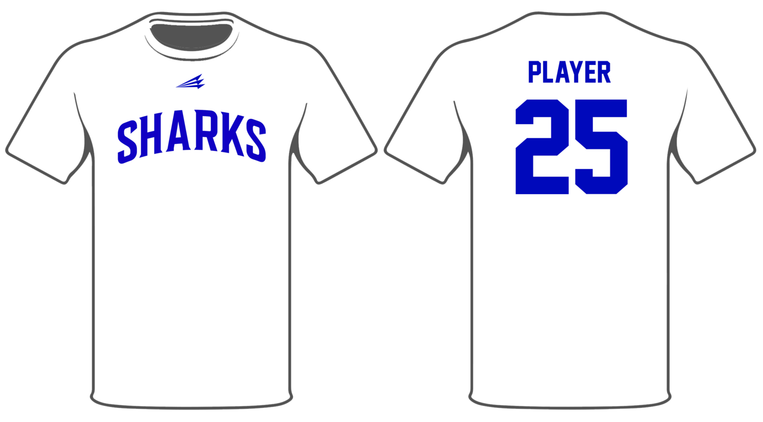 Sharks Custom HyperTee #HT2