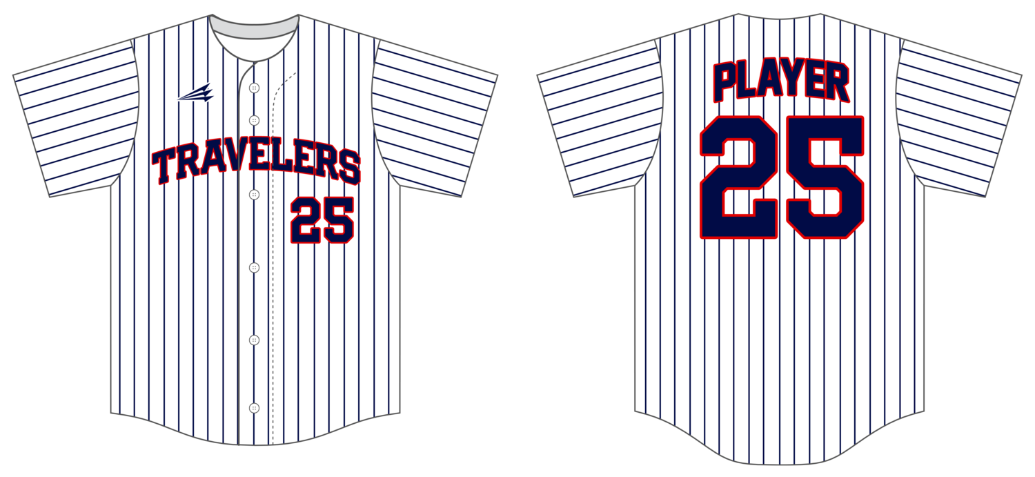 Carolina Travelers Custom HexaFlex Baseball Jersey #J5C