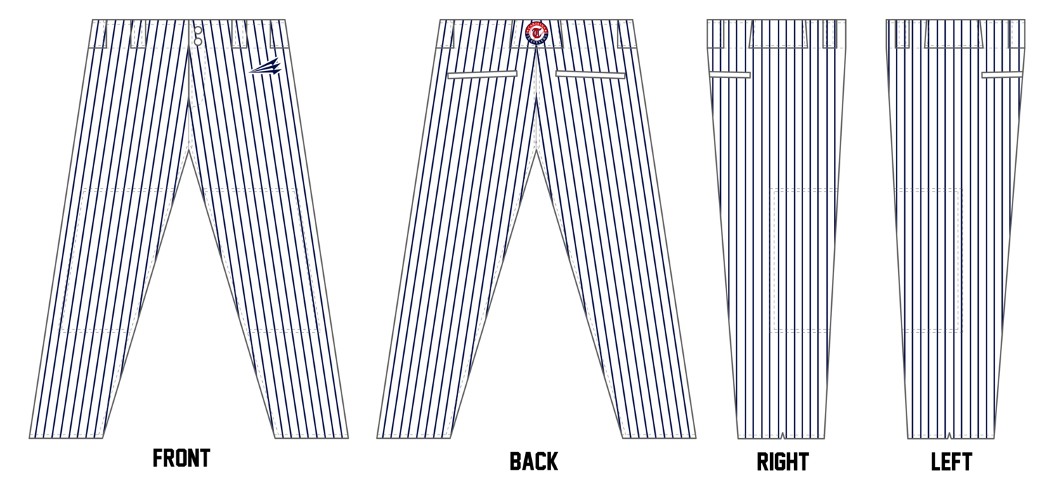 Carolina Travelers Custom Long Relaxed Baseball Pant #BP5B