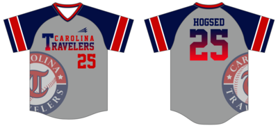 Carolina Travelers Custom HexaFlex Baseball Jersey #J3F