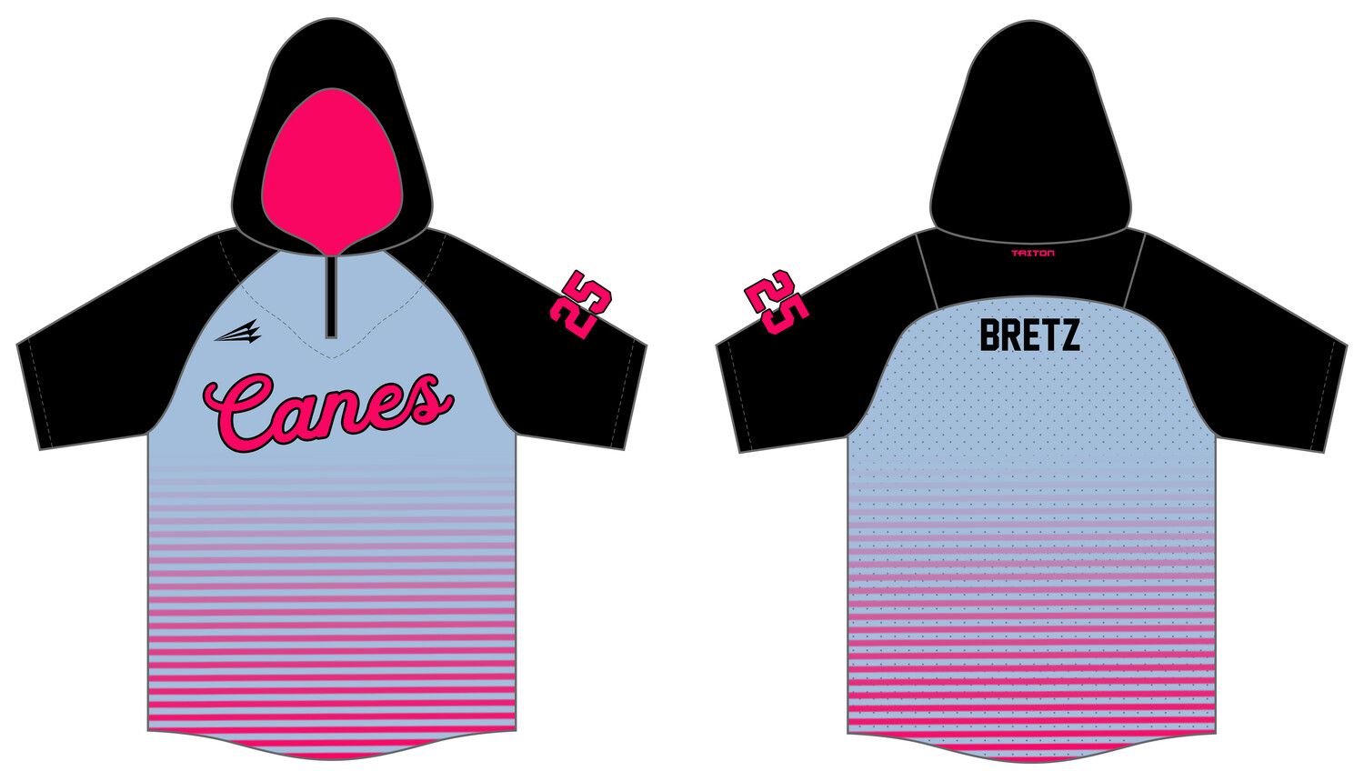 Hampden Hurricanes Custom Batting Practice Jacket #BPJ7