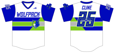 Wolfpack (Cline) Custom NanoDri Baseball Jersey #J7B