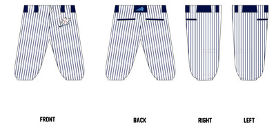 Piranhas Custom Knicker Baseball Pant #BP43