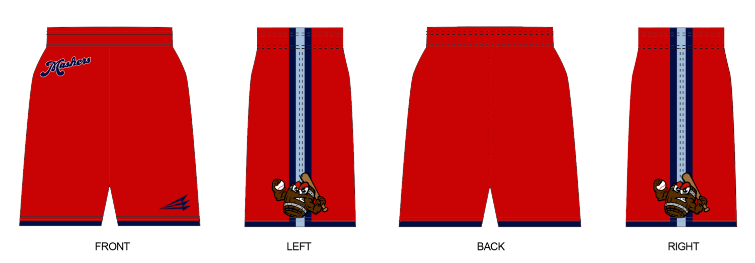 Kentucky Mashers Custom Revolution Pocket Shorts #RV1B