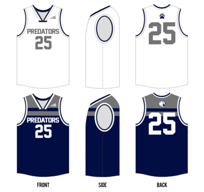 Palouse Predators Custom NanoDri Basketball Jersey #J2 &amp; J3C