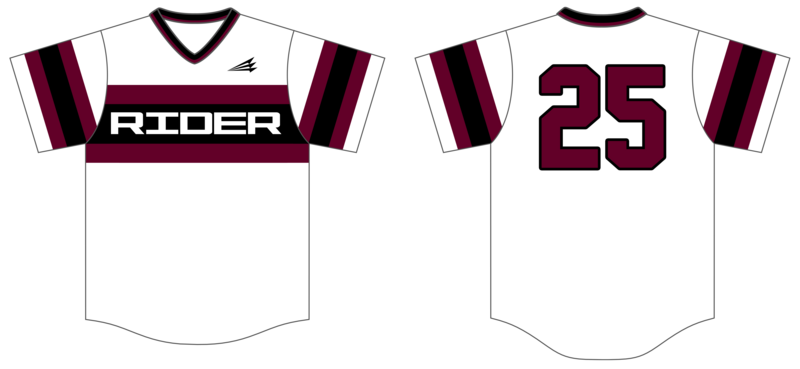 Rider Broncs Custom HexaFlex Baseball Jersey #J3
