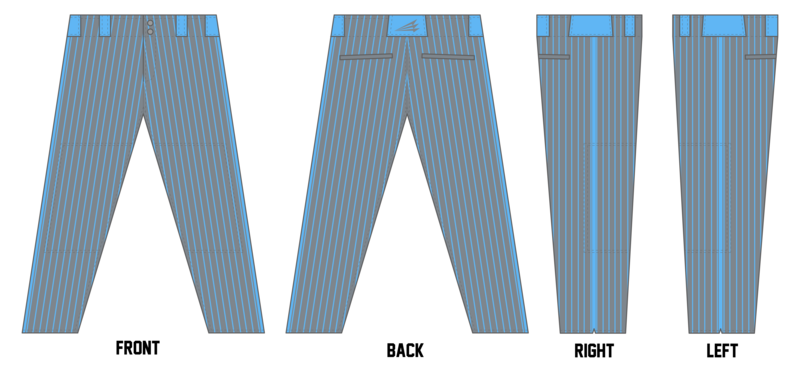 Lyndon Lightning Custom Long Relaxed Baseball Pant #BP3