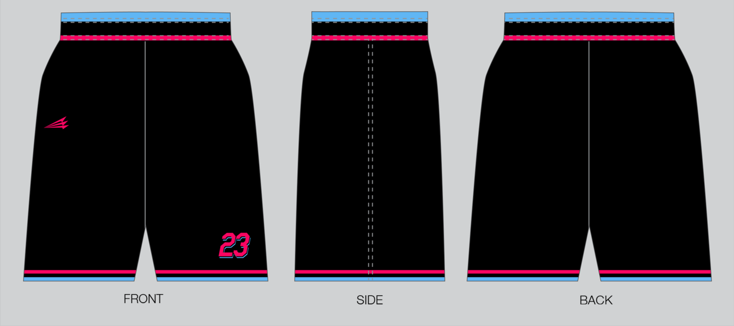 Salina Swish Custom NanoDri Basketball Shorts #BS2