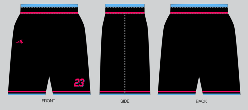 Salina Swish Custom NanoDri Basketball Shorts #BS2